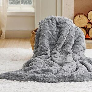 Sherpa Throw Blanket for Couch - Cozy Blanket for Bed
